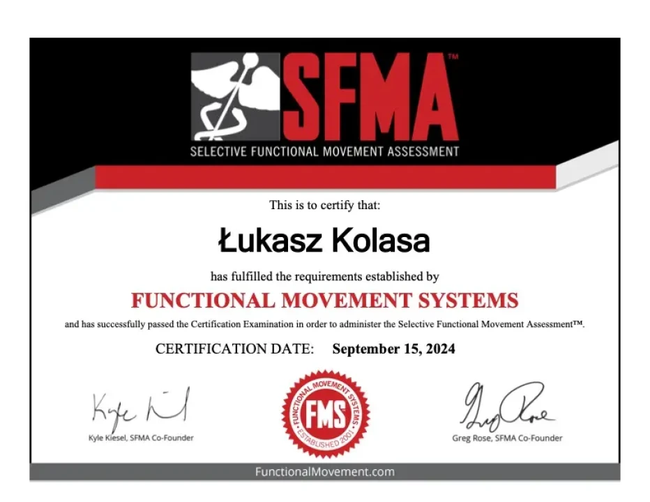 Selective functional movement assessment