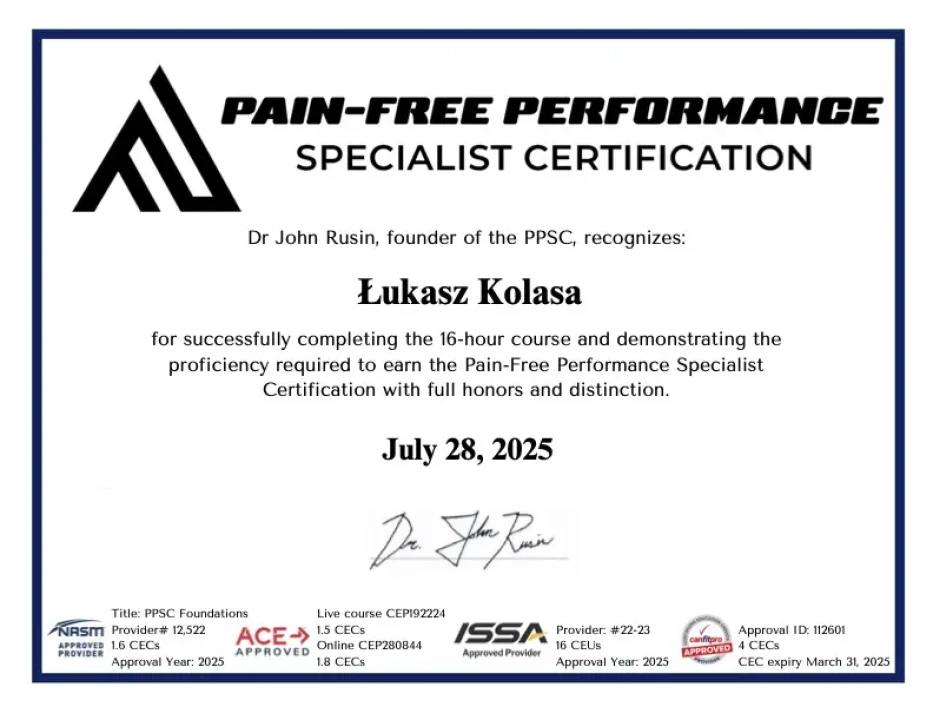 Pain Free Performance